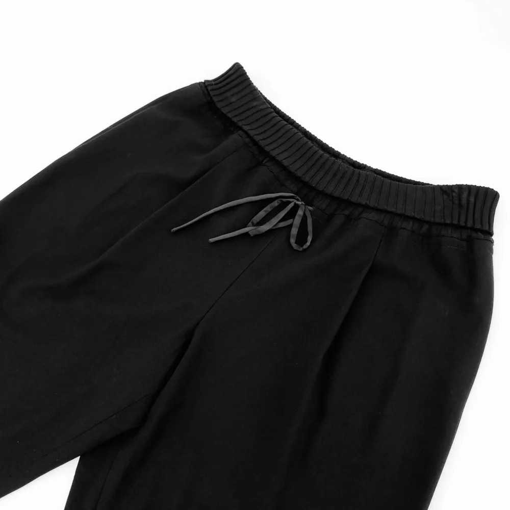 Lafayette 148 Barclay Pleated Slouchy Tapered Pull-on Trouser